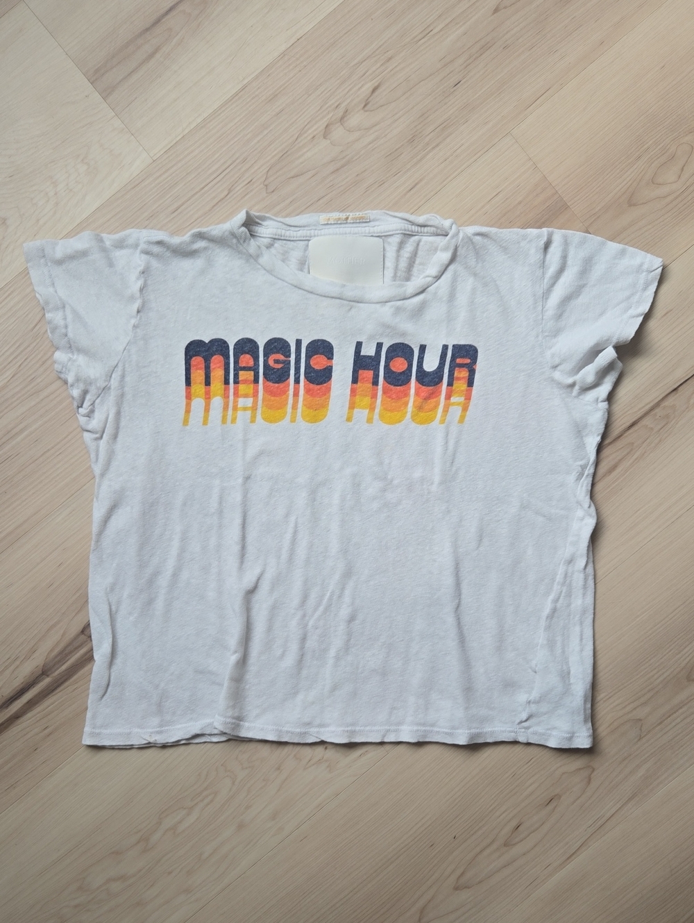 MOTHER Superior The Lil Sinful Tee, Magic Hour, Size XS